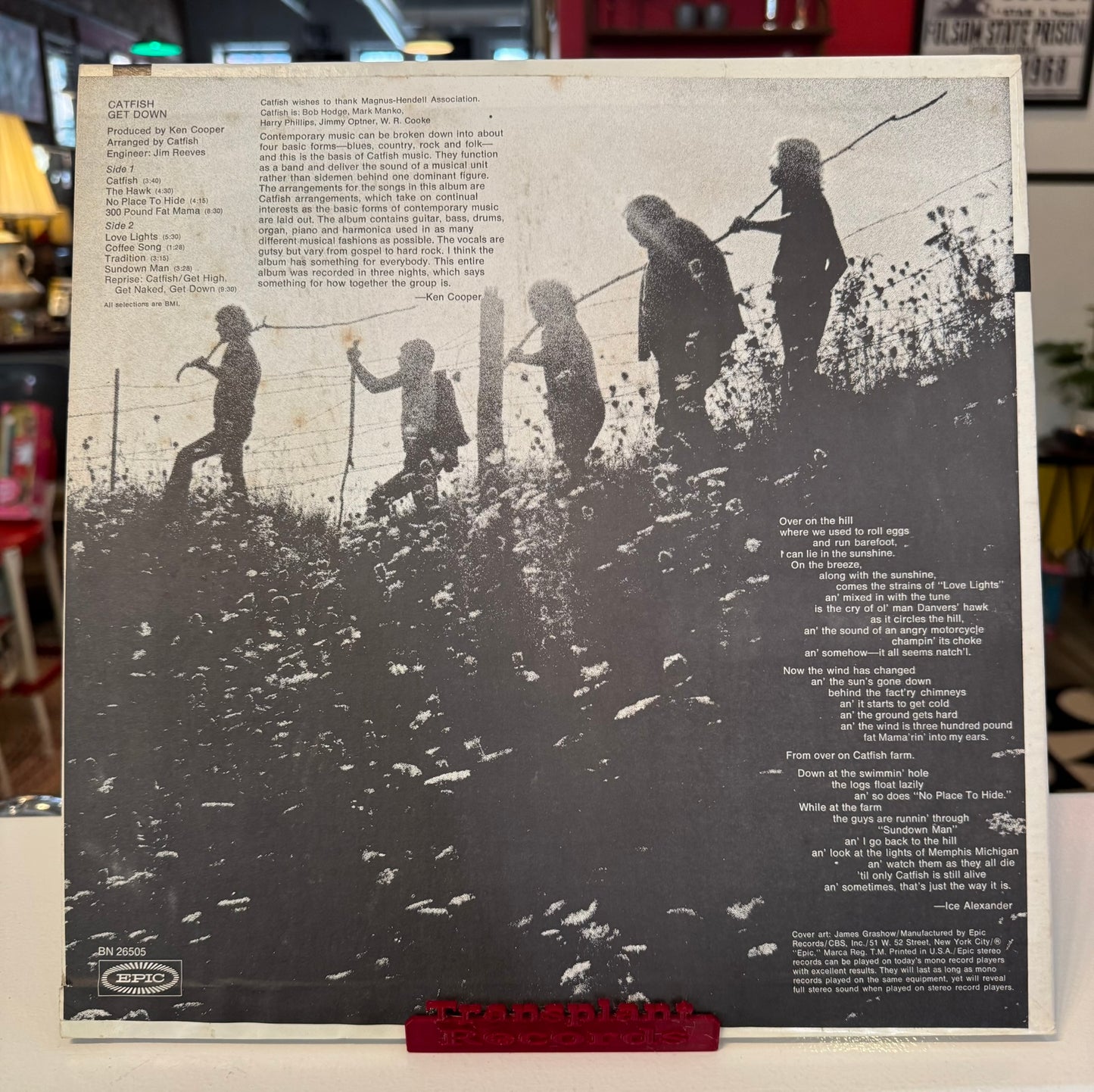 Catfish "Get Down" Vinyl