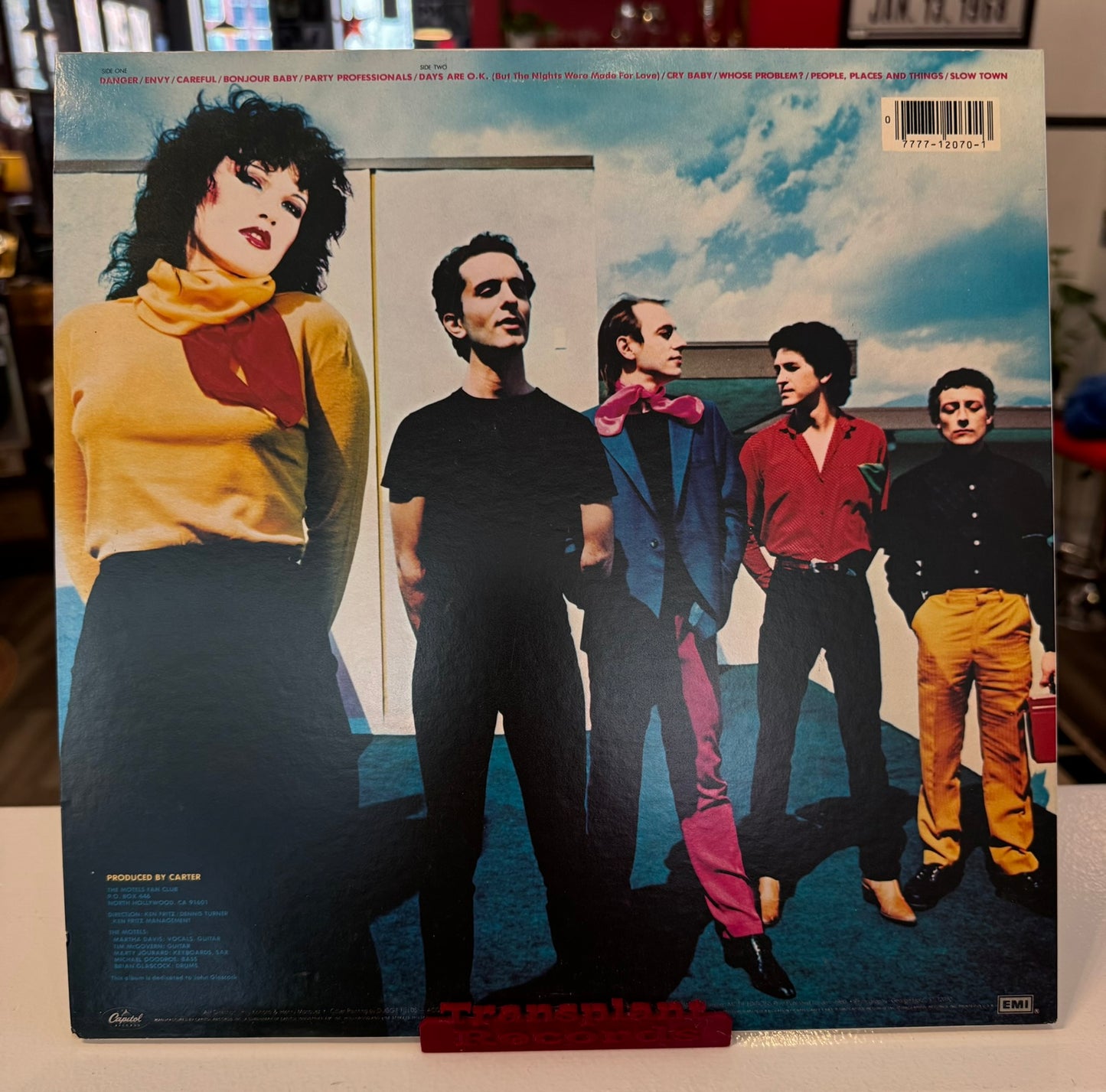 The Motels "Careful" Vinyl