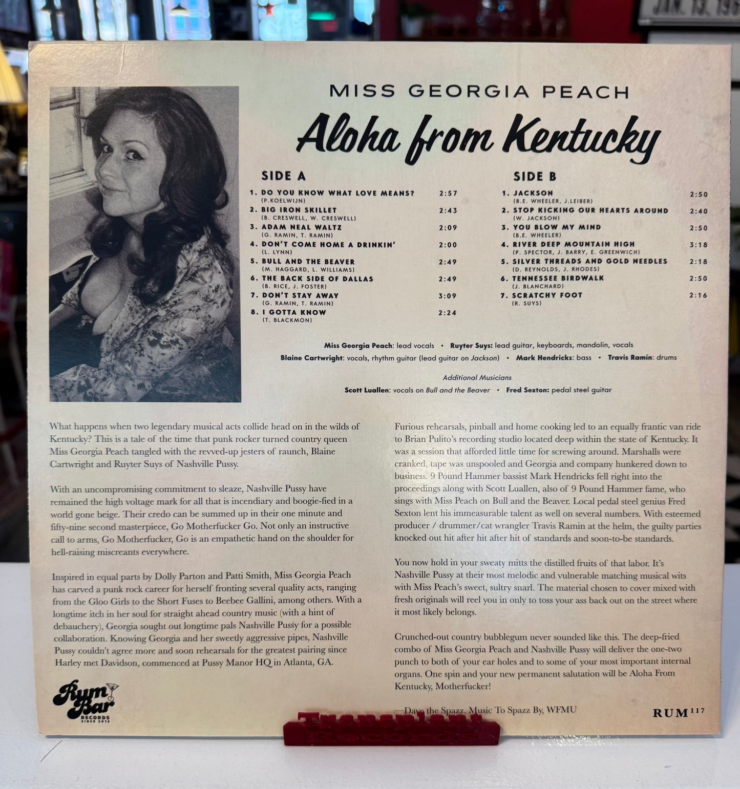 Miss Georgia Peach "Aloha from Kentucky" Vinyl