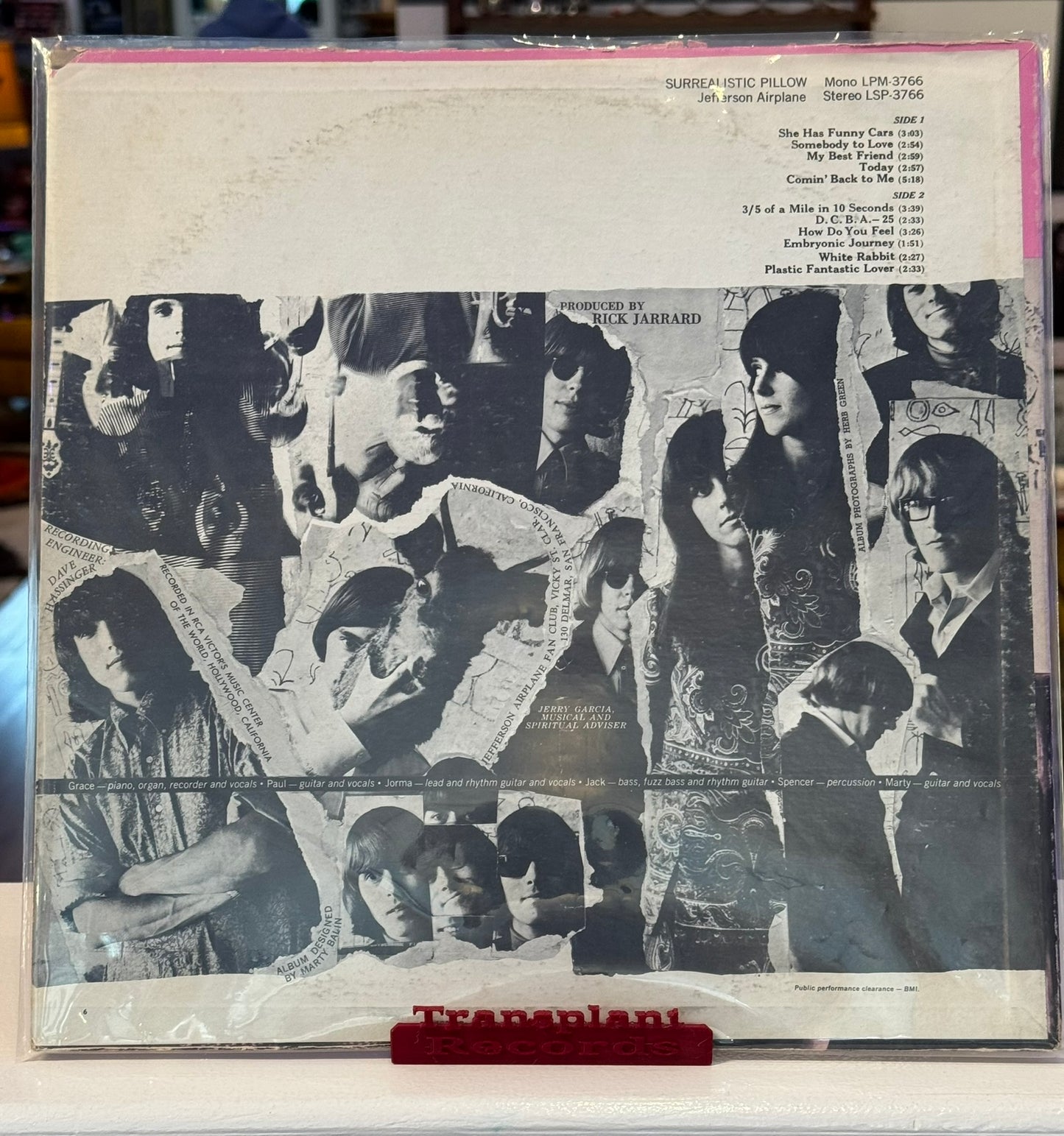 Jefferson Airplane "Surrealistic Pillow" Vinyl