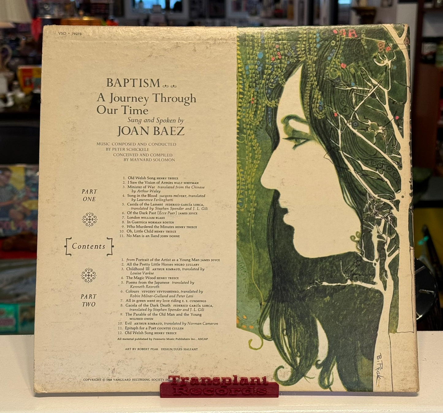 Joan Baez "Baptism" Vinyl