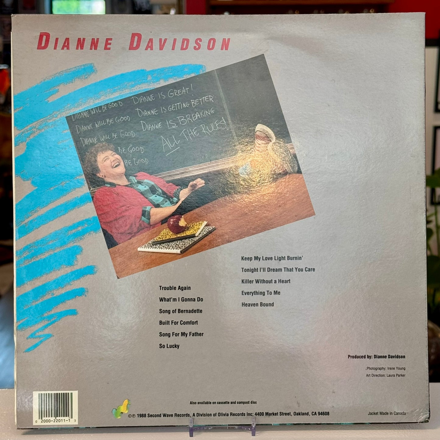 Dianne Davidson "Breaking all the Rules" Vinyl