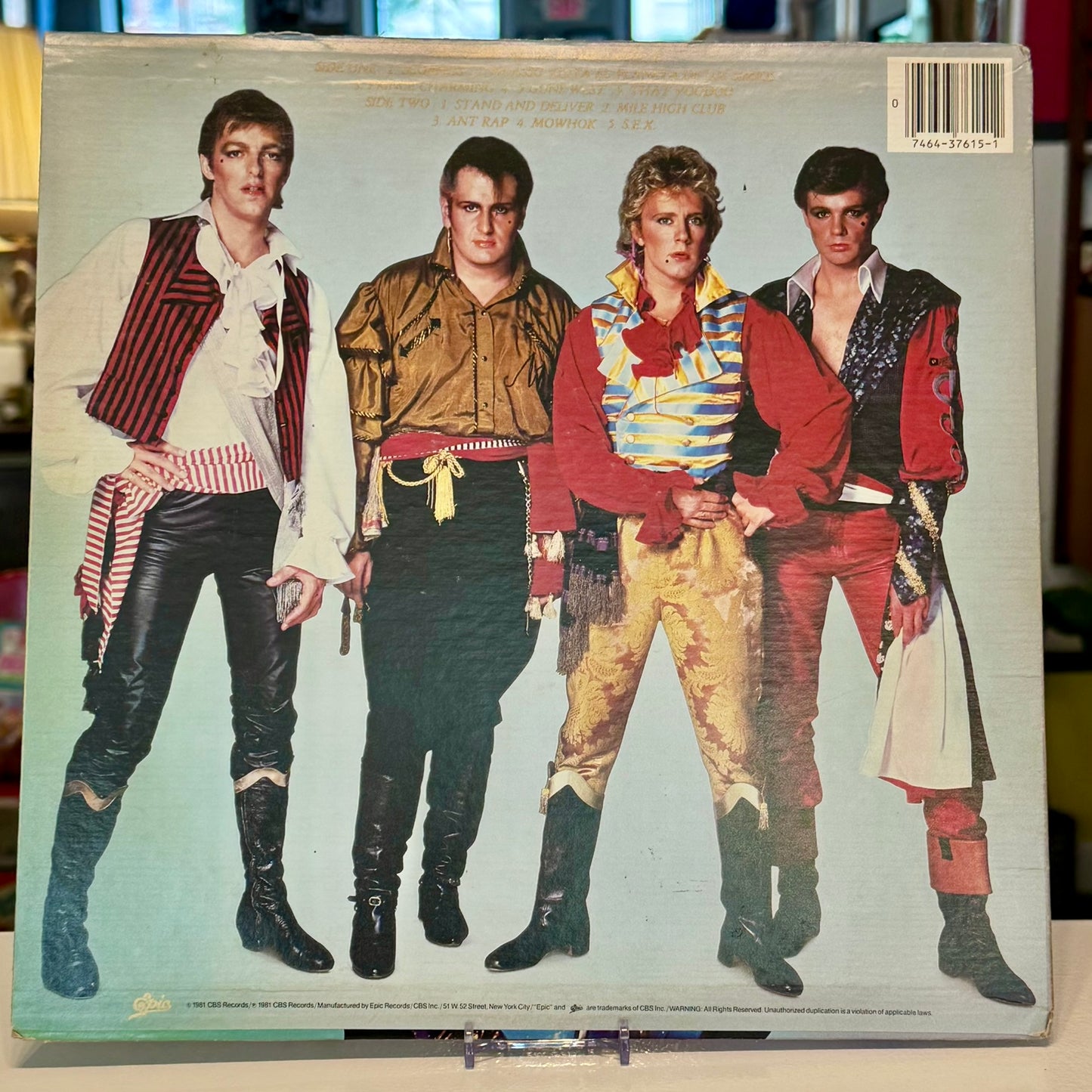 Adam and The Ants "Prince Charming" Vinyl