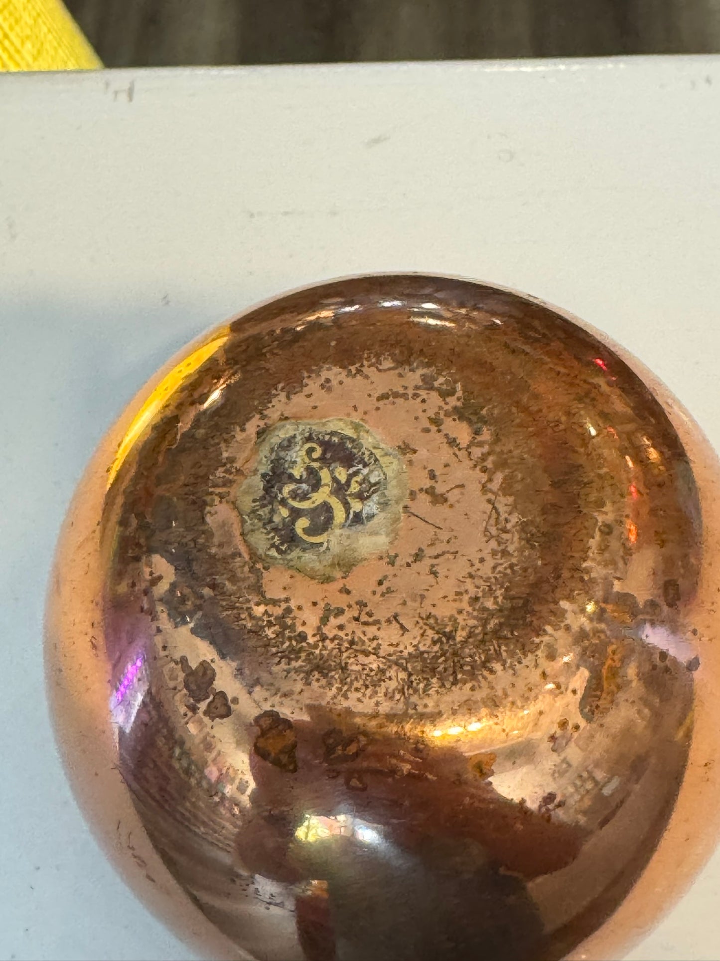 Vintage Coppercraft Guild Planter Goblet Cup 3"
