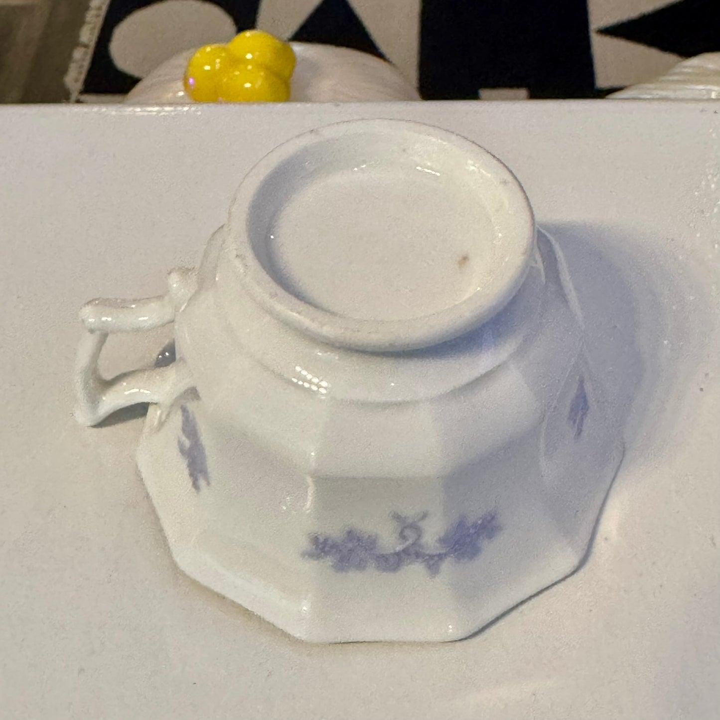 Antique English Chelsea Grape Embossed Tea Cup