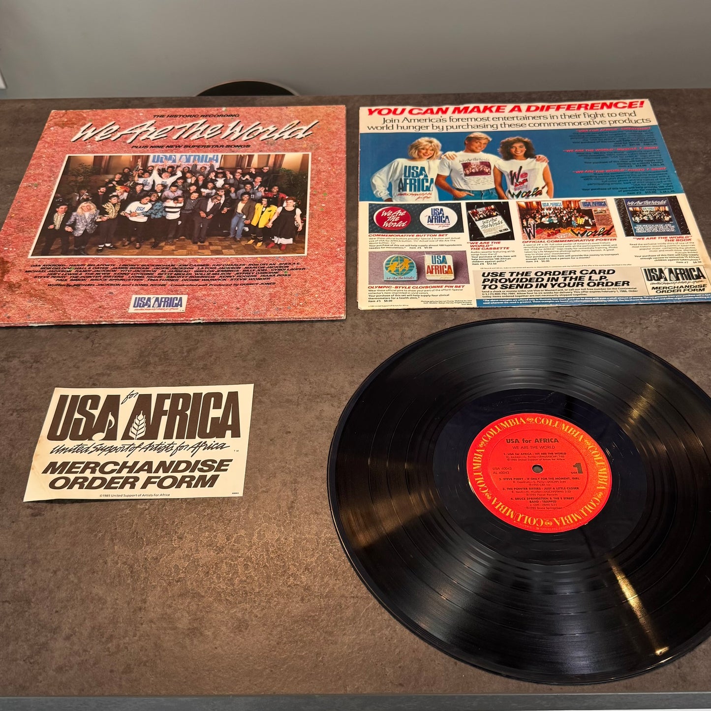 USA For Africa – "We Are The World" Vinyl