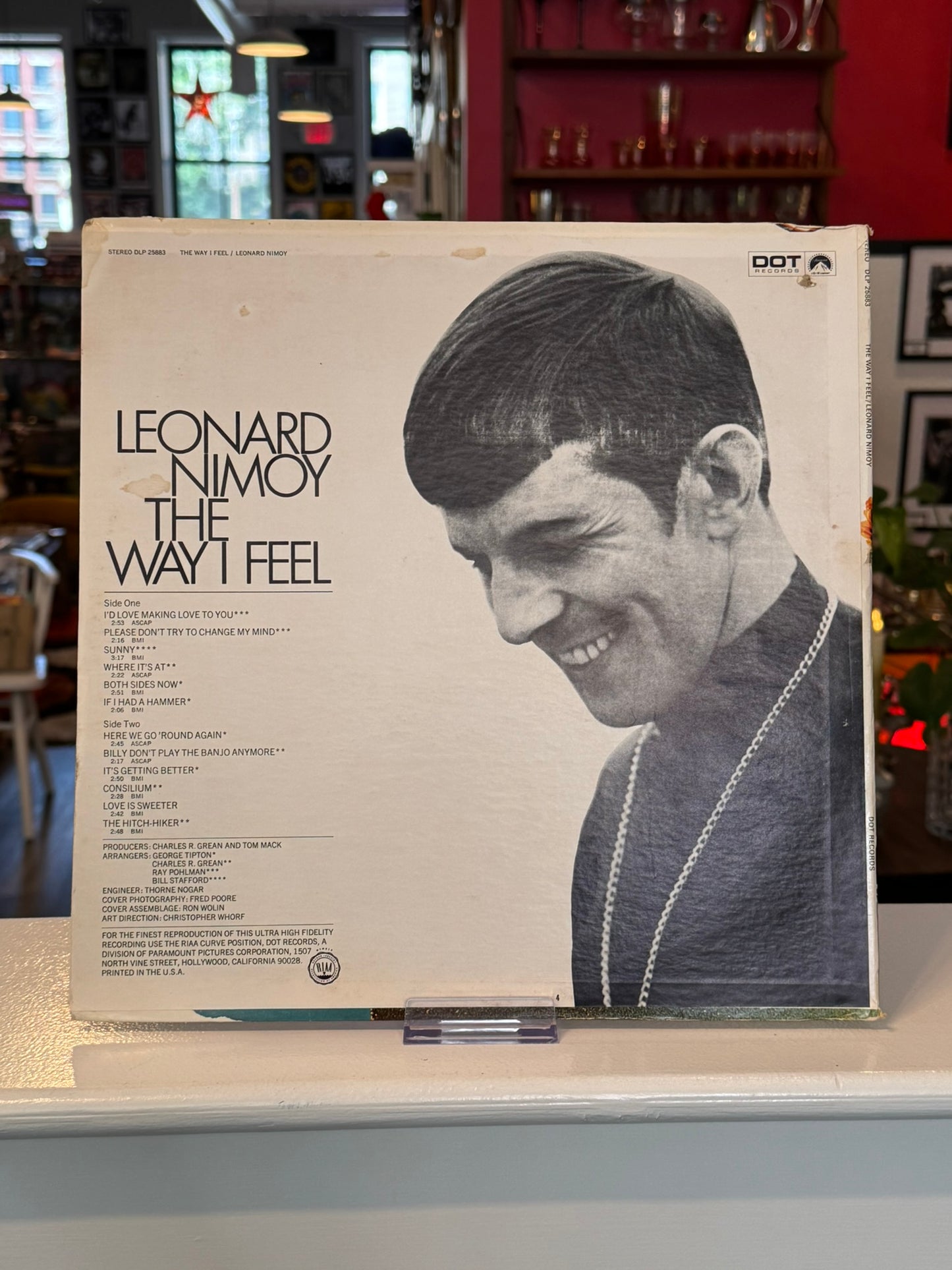 Leonard Nimoy - "The Way I Feel" Vinyl