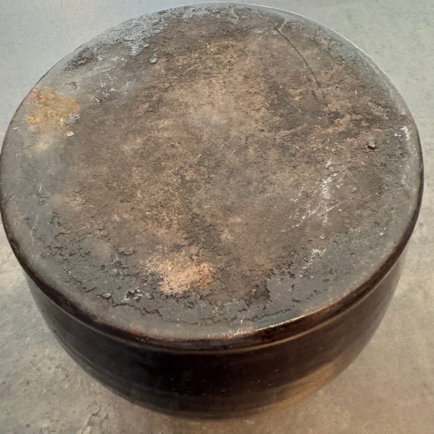 Vintage Pottery Glazed Beanpot