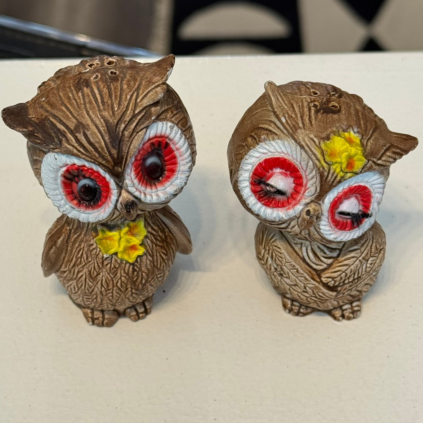 Owl Salt and Pepper Shakers Vintage