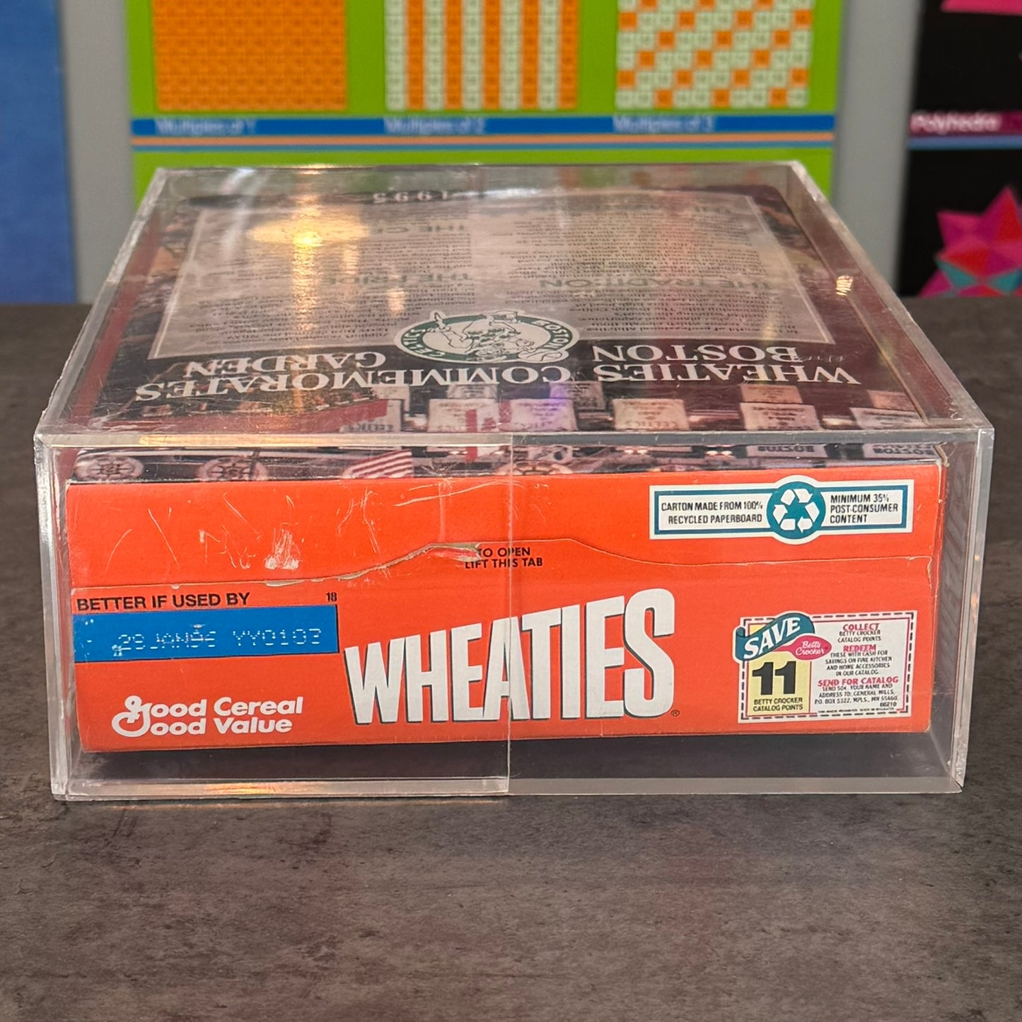 Vintage Wheaties Box - Boston Garden 1995