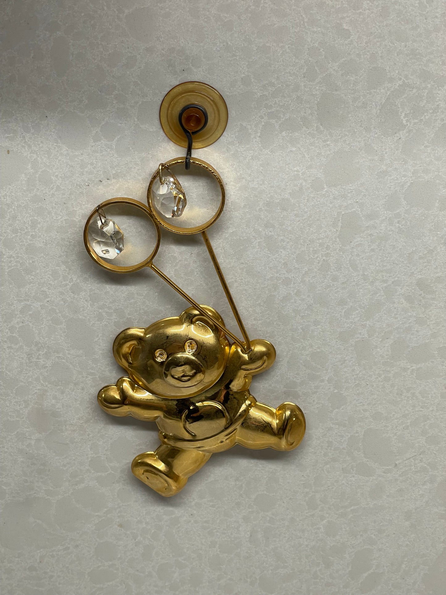 Mascot Int Gold Plated Balloon Bear Sun-catcher