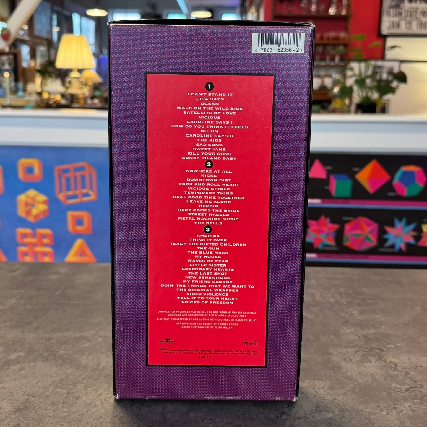 Lou Reed - "Between Thought and Expression - The Lou Reed Anthology" 1992 3 CD Box Set