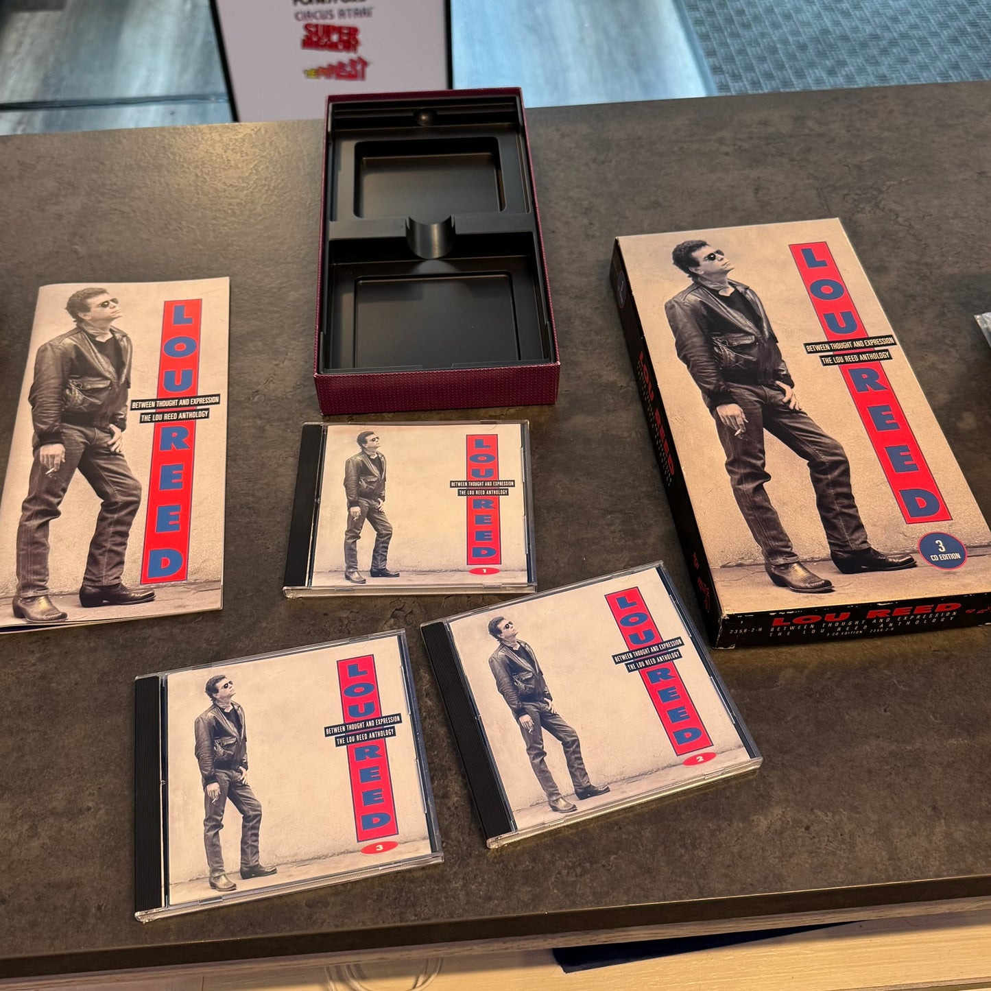 Lou Reed - "Between Thought and Expression - The Lou Reed Anthology" 1992 3 CD Box Set