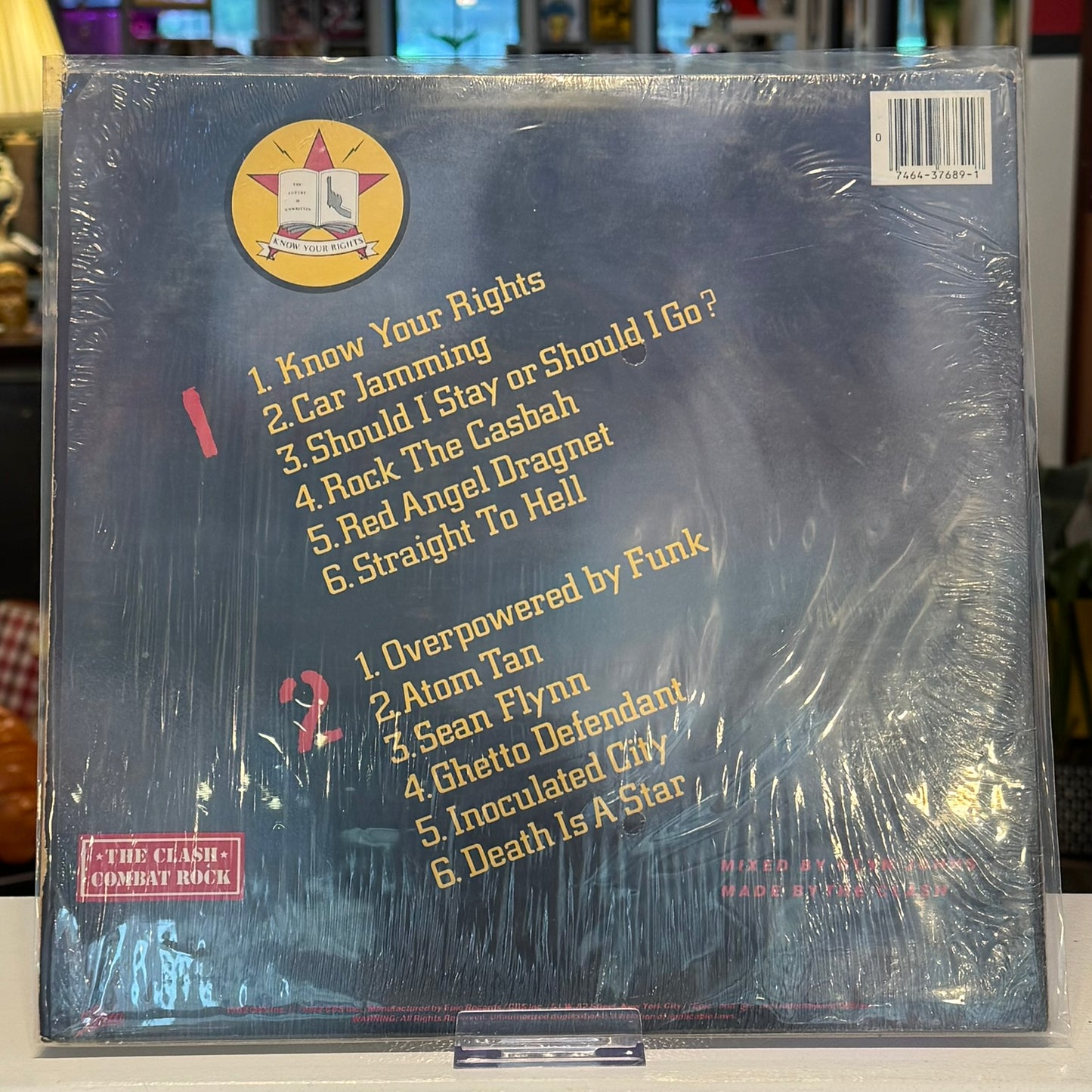 The Clash - "Combat Rock" 1982 Vinyl