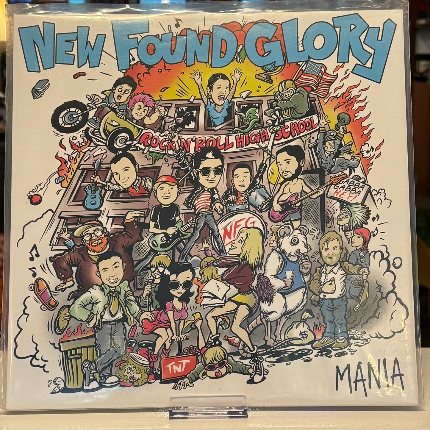 New Found Glory - "Mania (Tribute to Ramones)" 2013 Vinyl
