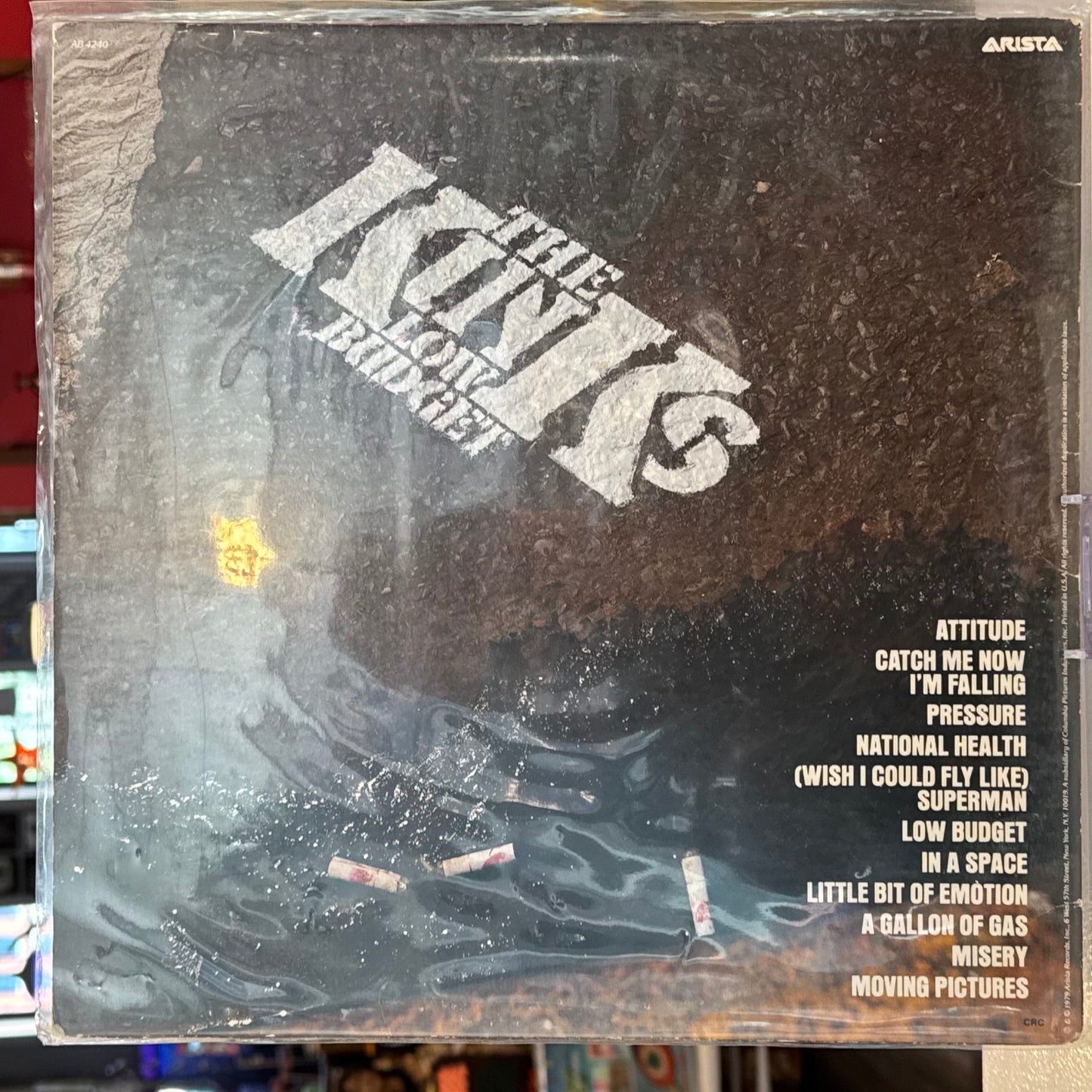 The Kinks -' Low Budget' Vinyl