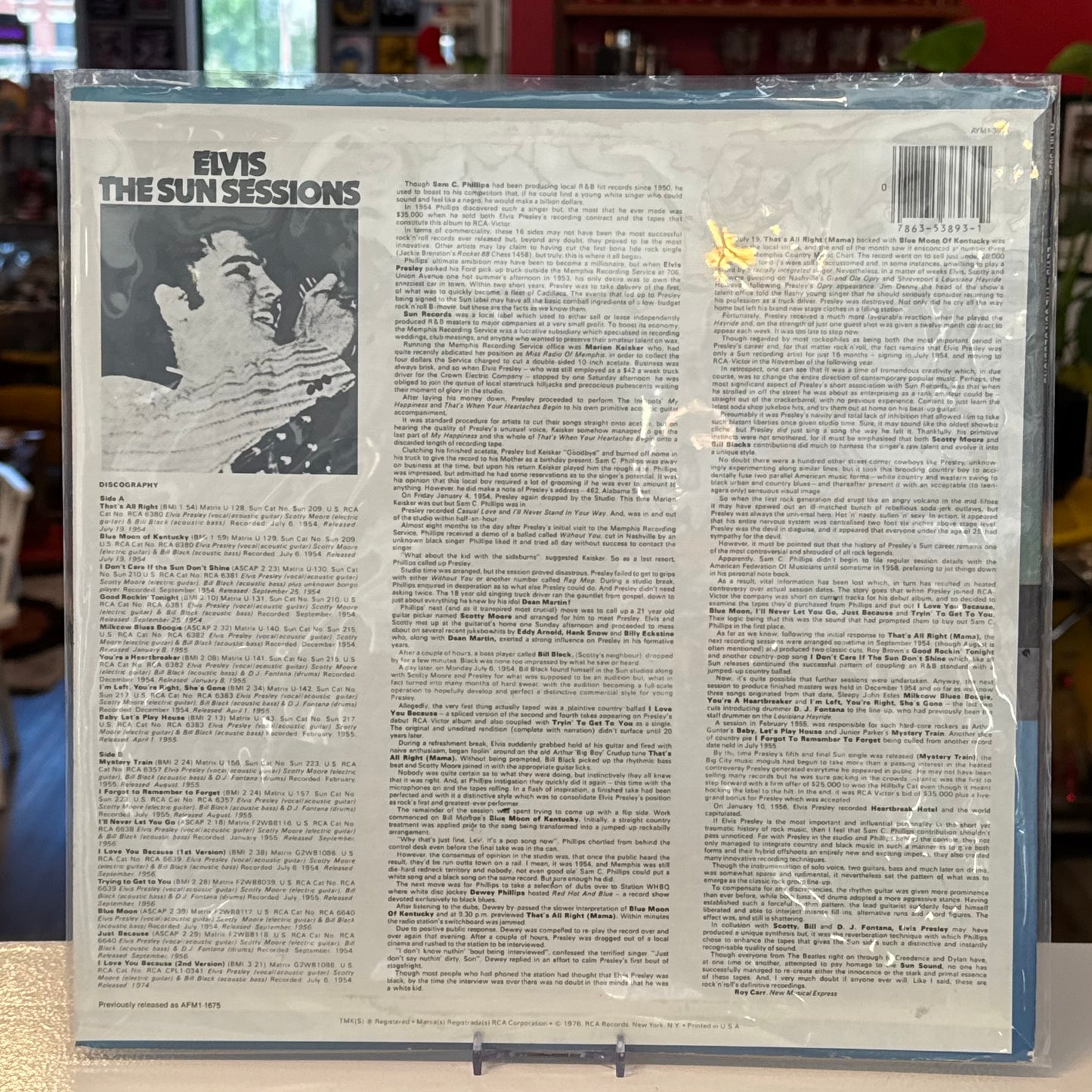 Elvis Presley - 'The Sun Sessions' Vinyl