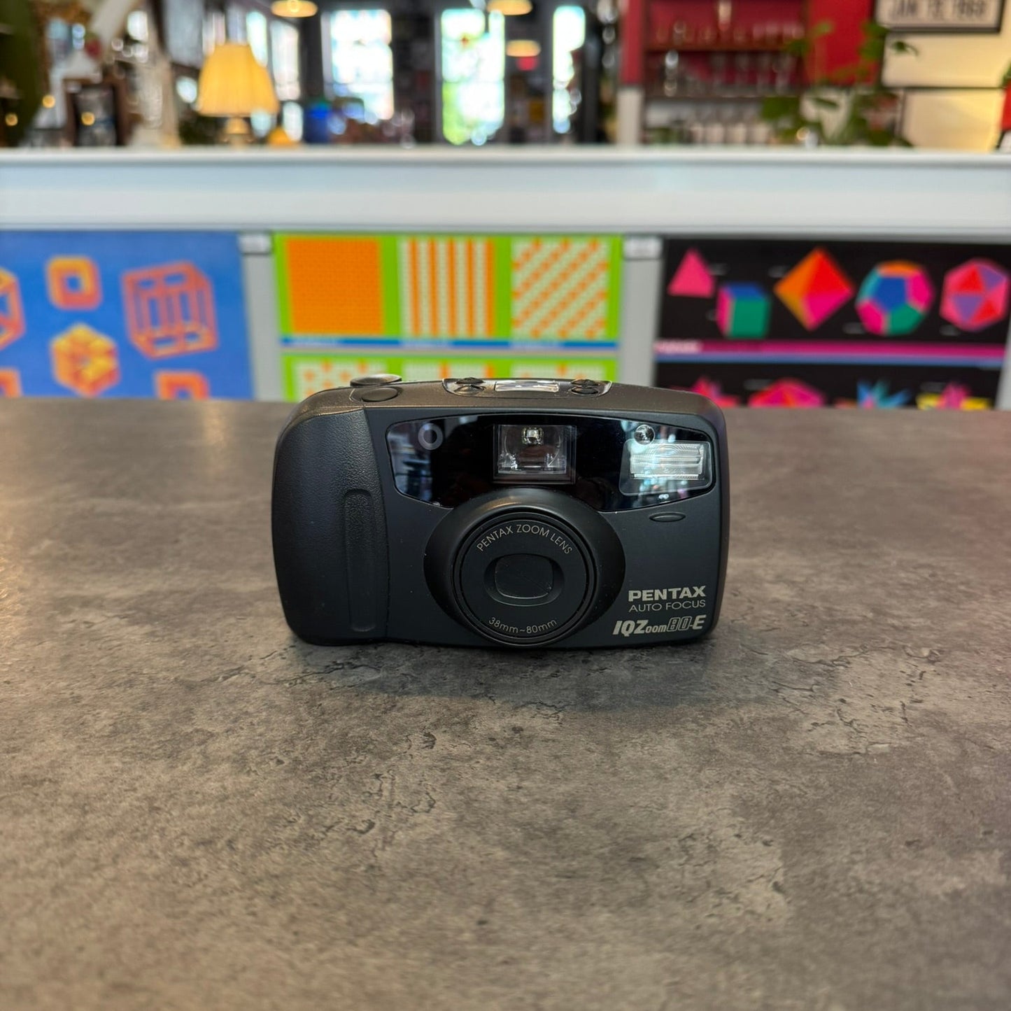 Pentax IQZoom 80-E 35mm Camera (Working)