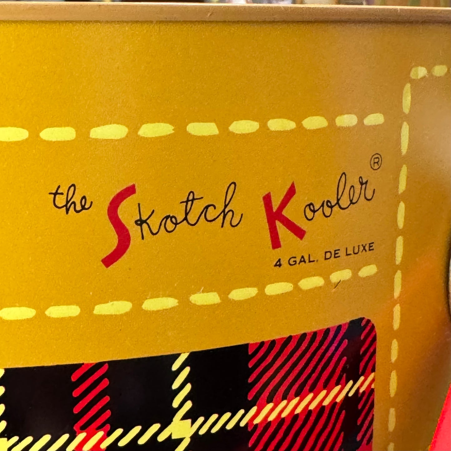 The Scotch Kooler Red Plaid Cooler