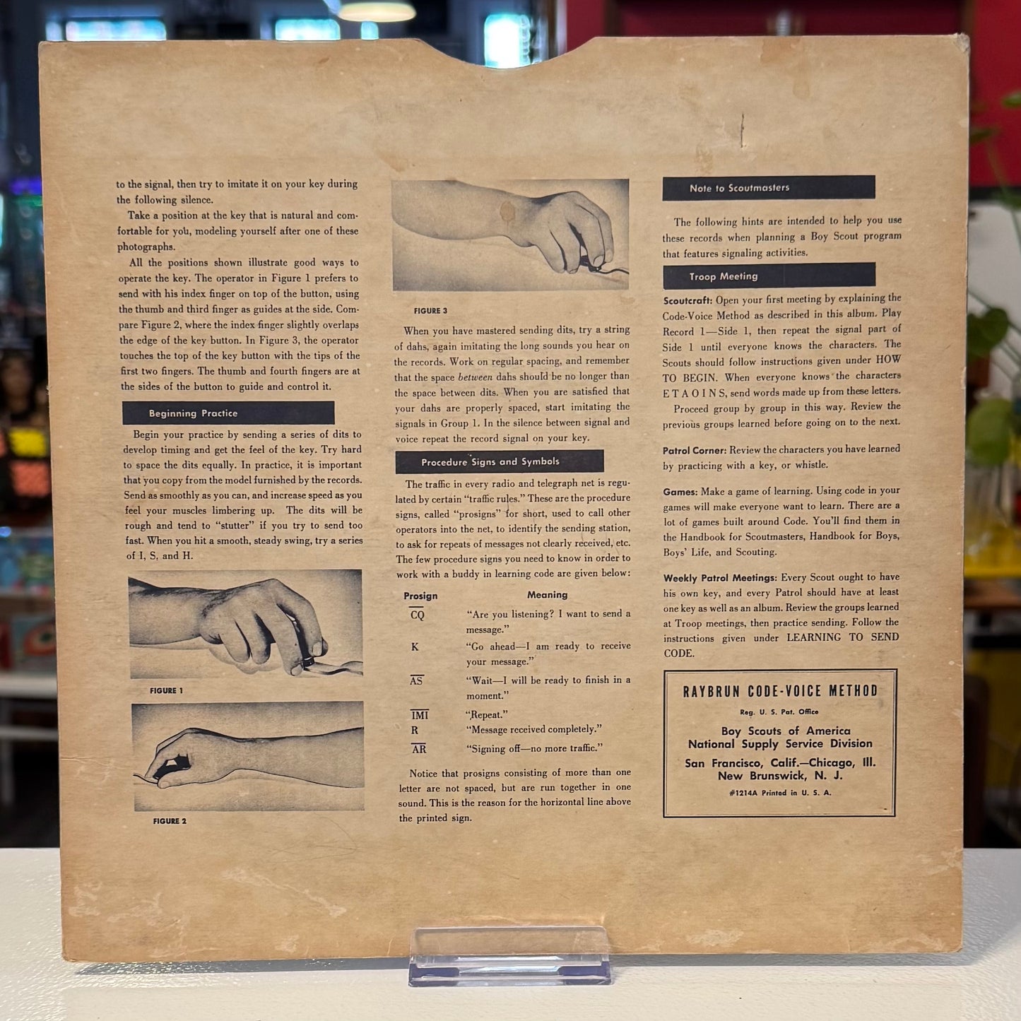 Learn International Morse Code - 10" 1951 Vinyl