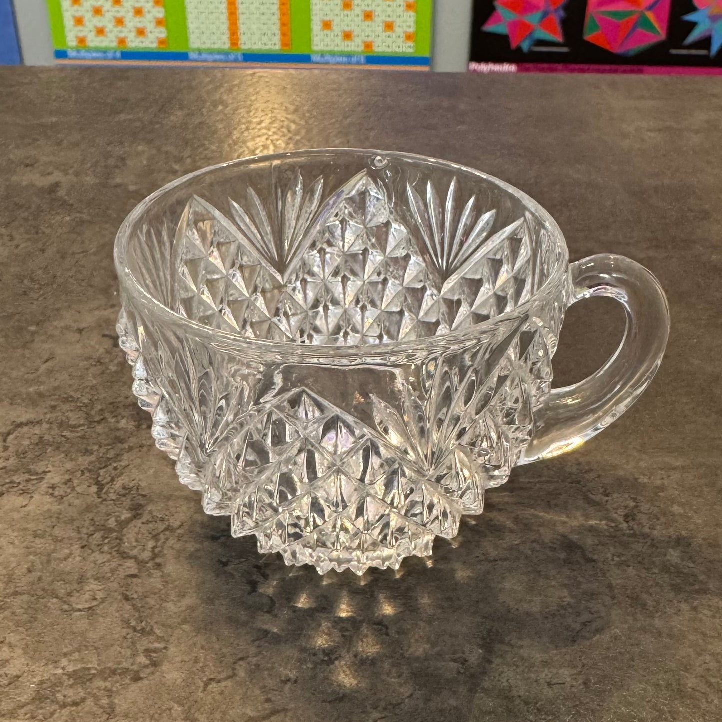 Tiffan-Franciscan Fan and Diamond Punch Cup