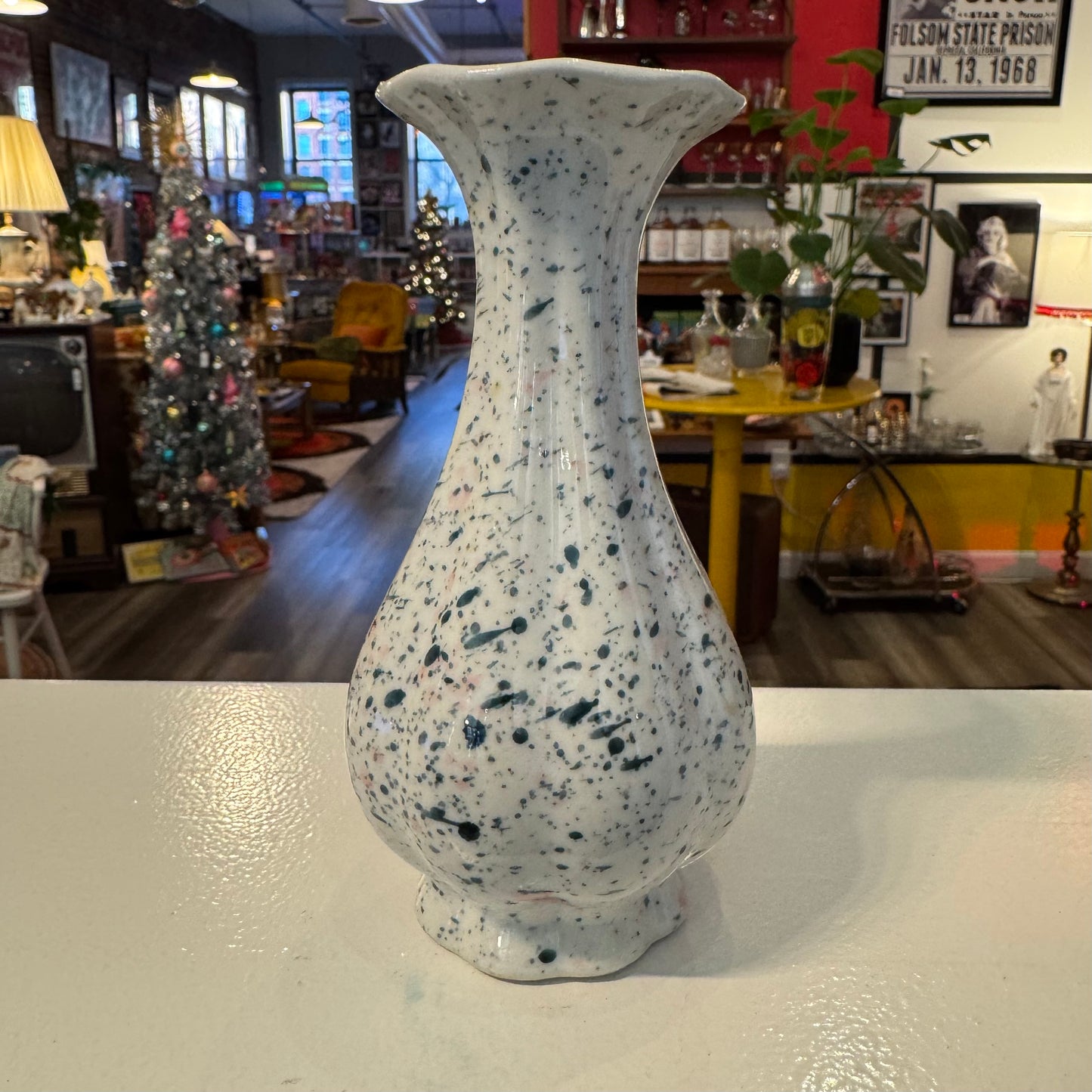Speckled Pottery Vase