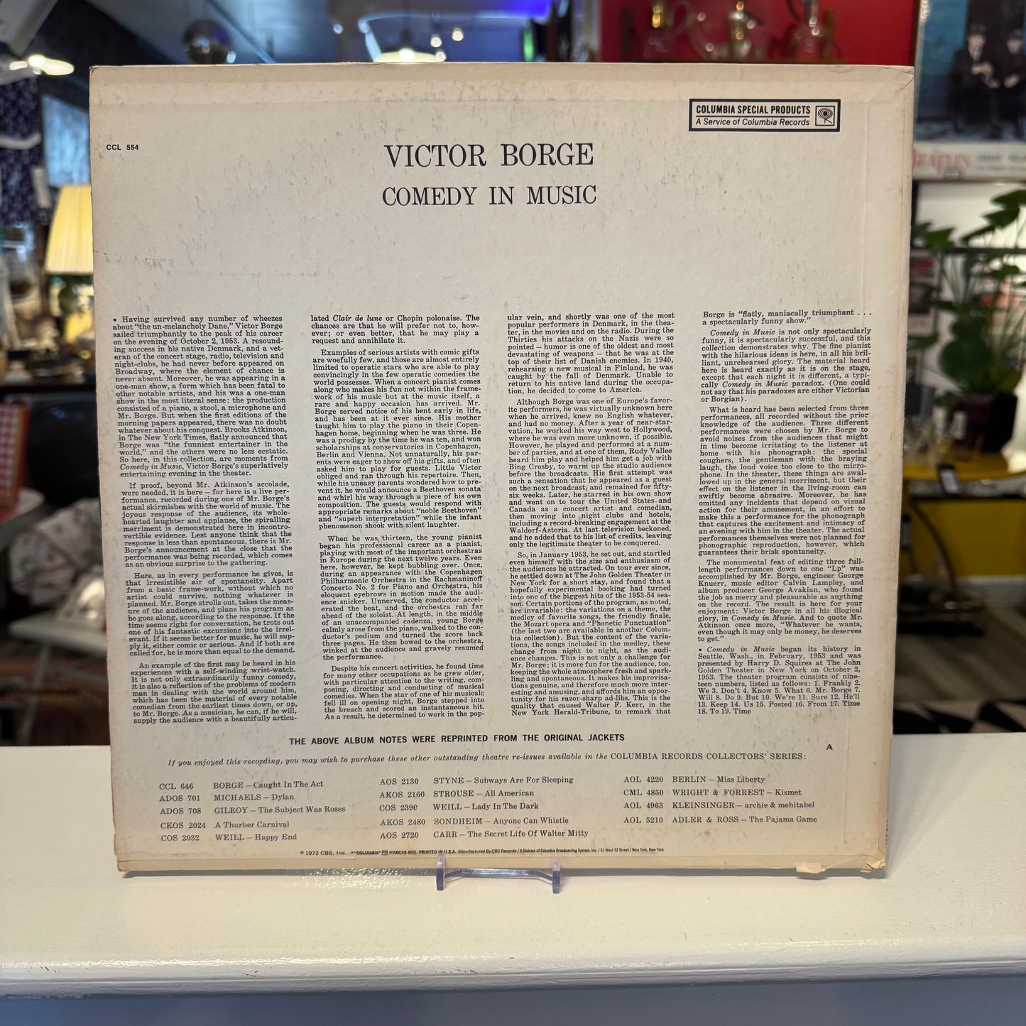 Victor Borge " Comedy in Music" Vinyl