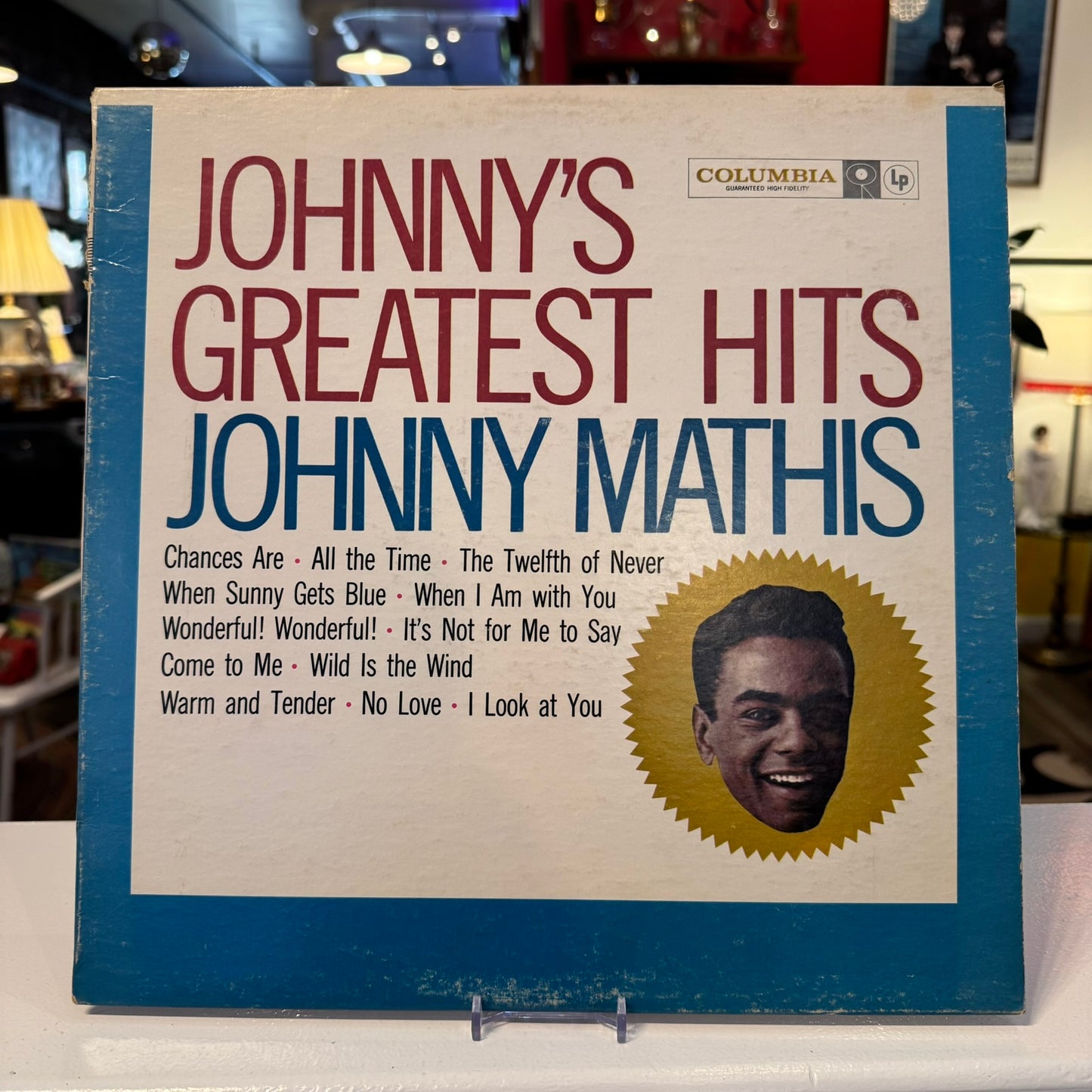 Johnny Mathis "Johnny's Greatest Hits" Vinyl