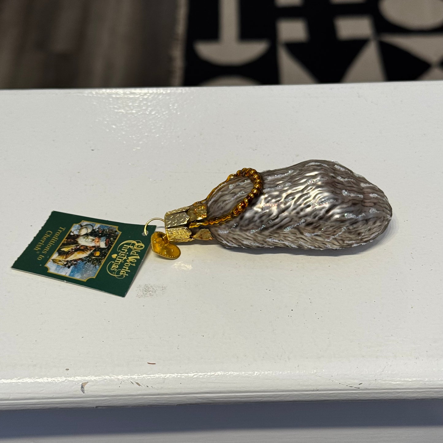 Rabbit's Foot Glass Ornament