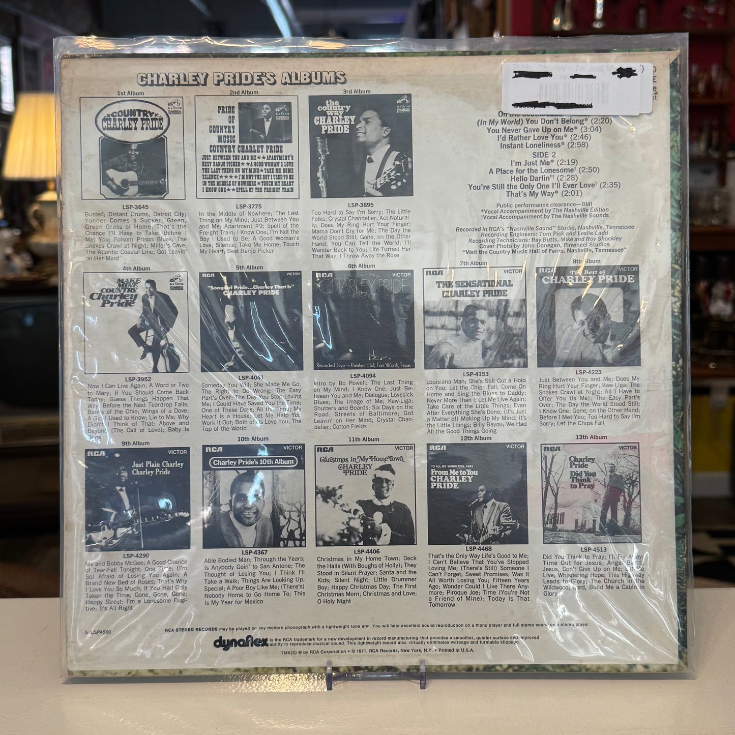 Charley Pride - I'm Just Me Vinyl