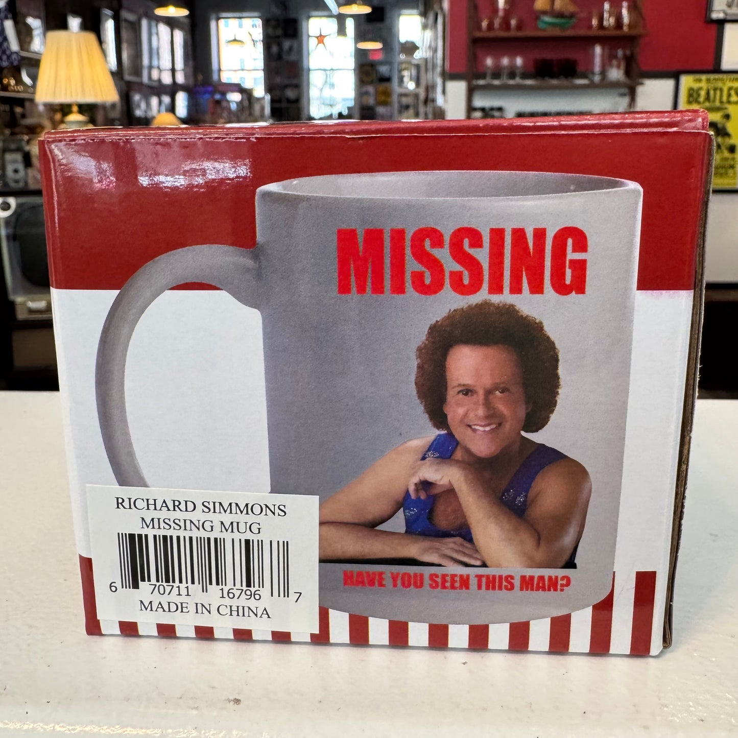Richard Simmons "Missing" 11 oz Mug