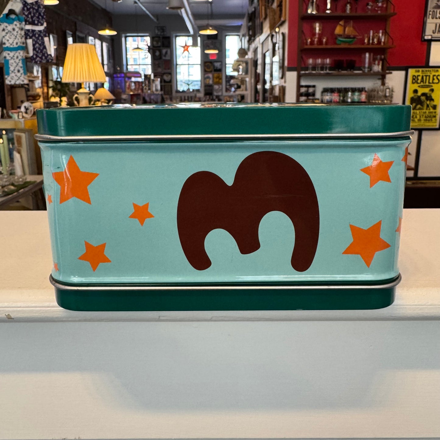 Vintage Style Tootsie Pop Metal Lunch Box – Mr. Owl "How Many Licks" – 2010 Old Navy Reproduction