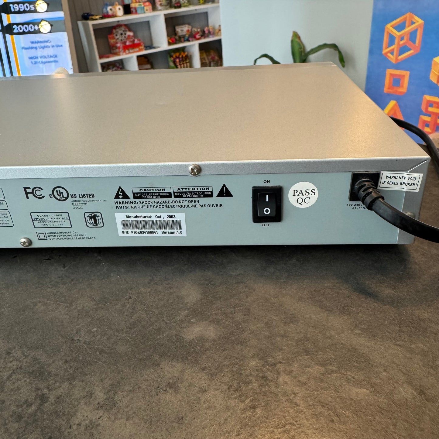 Polaroid DVP-1000 Slim DVD Player - Tested & Working (See Note on Tray)