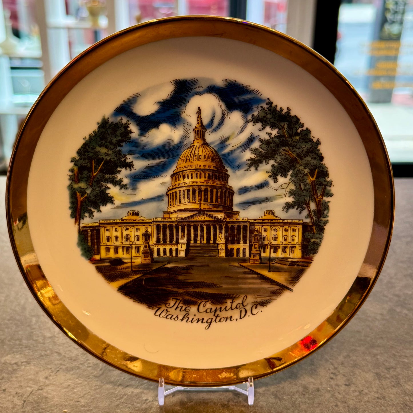 Souvenir Plate 7" The Capitol Washington, DC