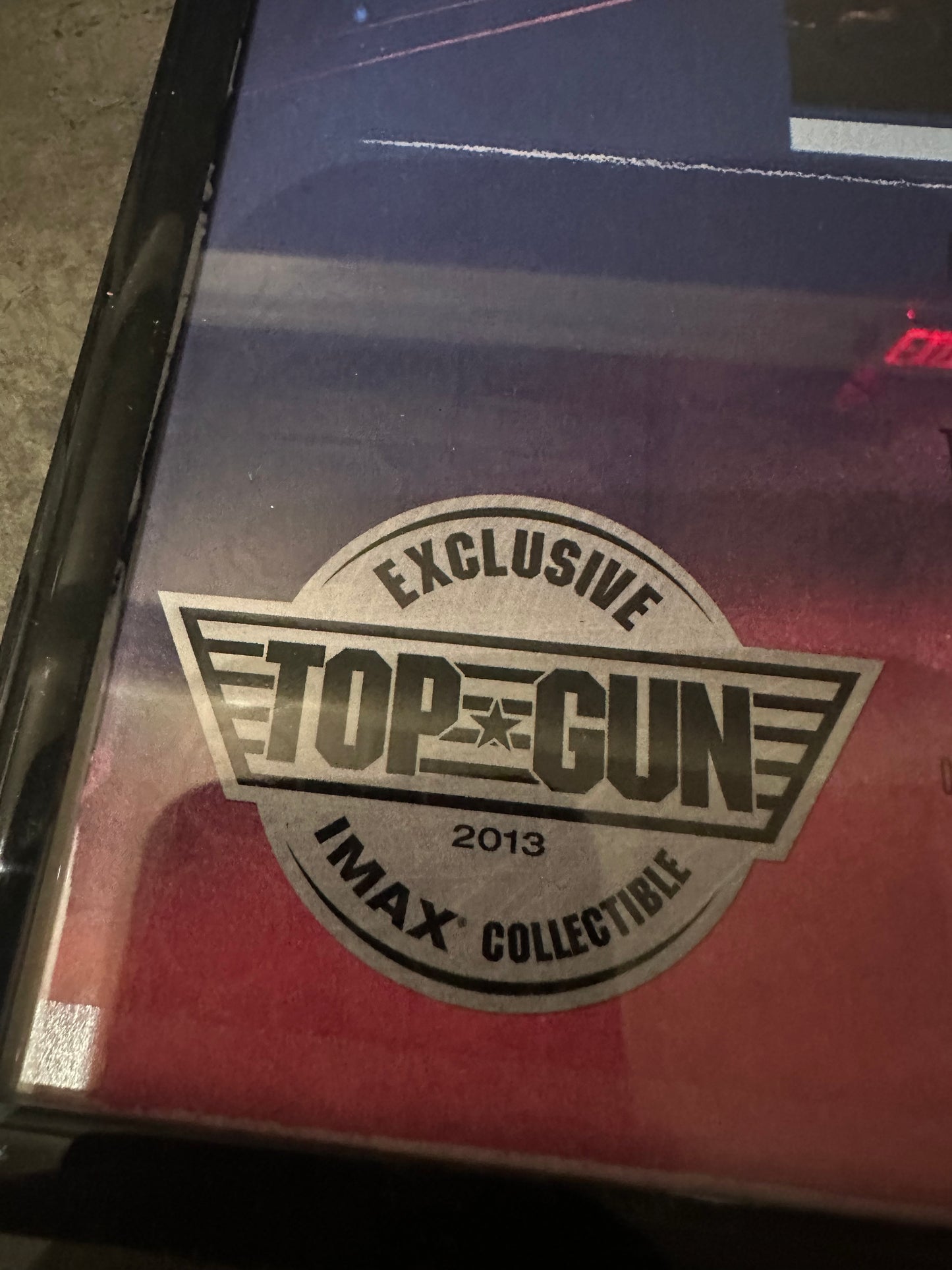 Top Gun Mini Authentic Throwback Movie Poster