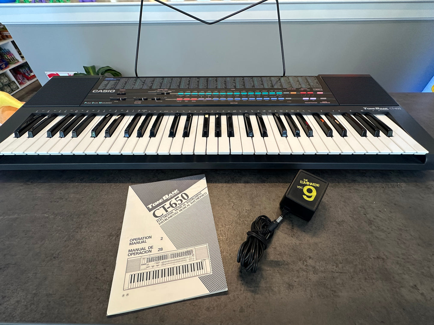 Casio Keyboard Tone Bank CT-650
