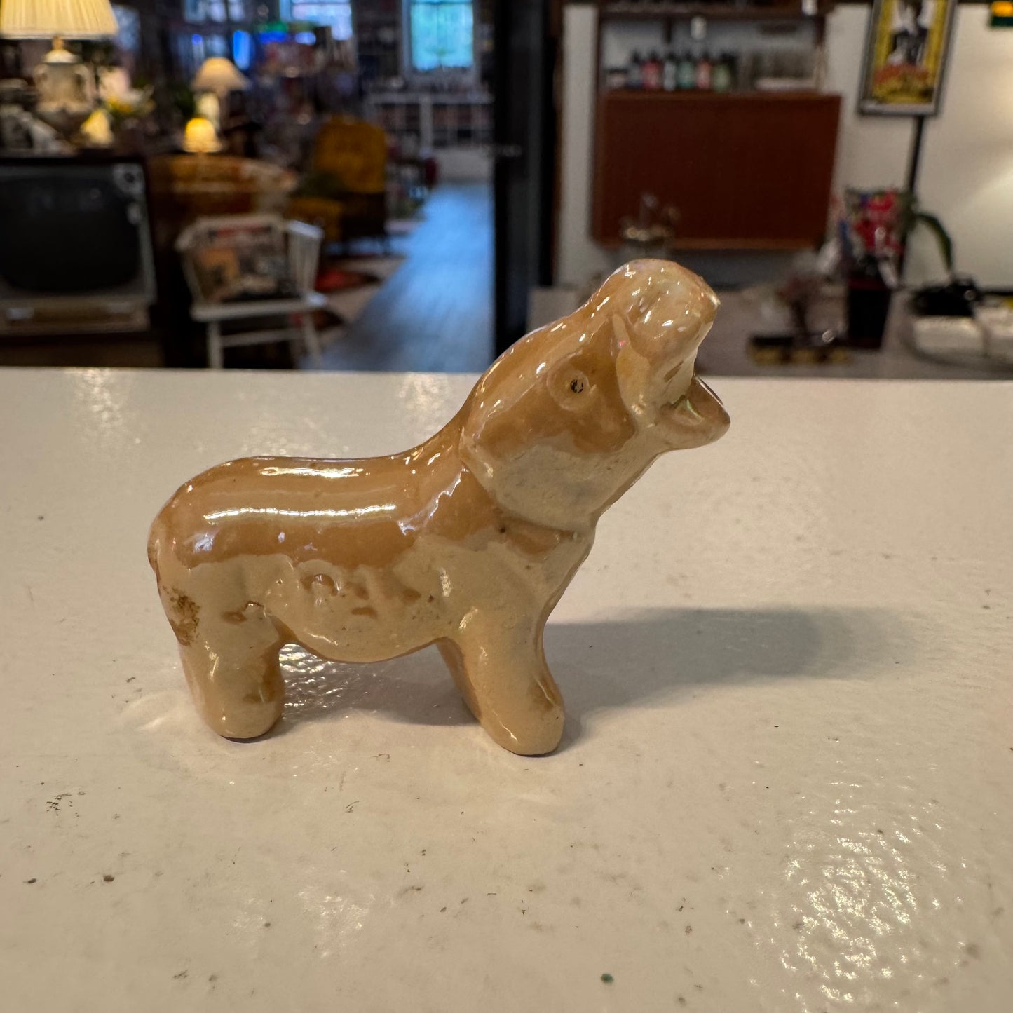 Small Glazed Hippo Made in Japan