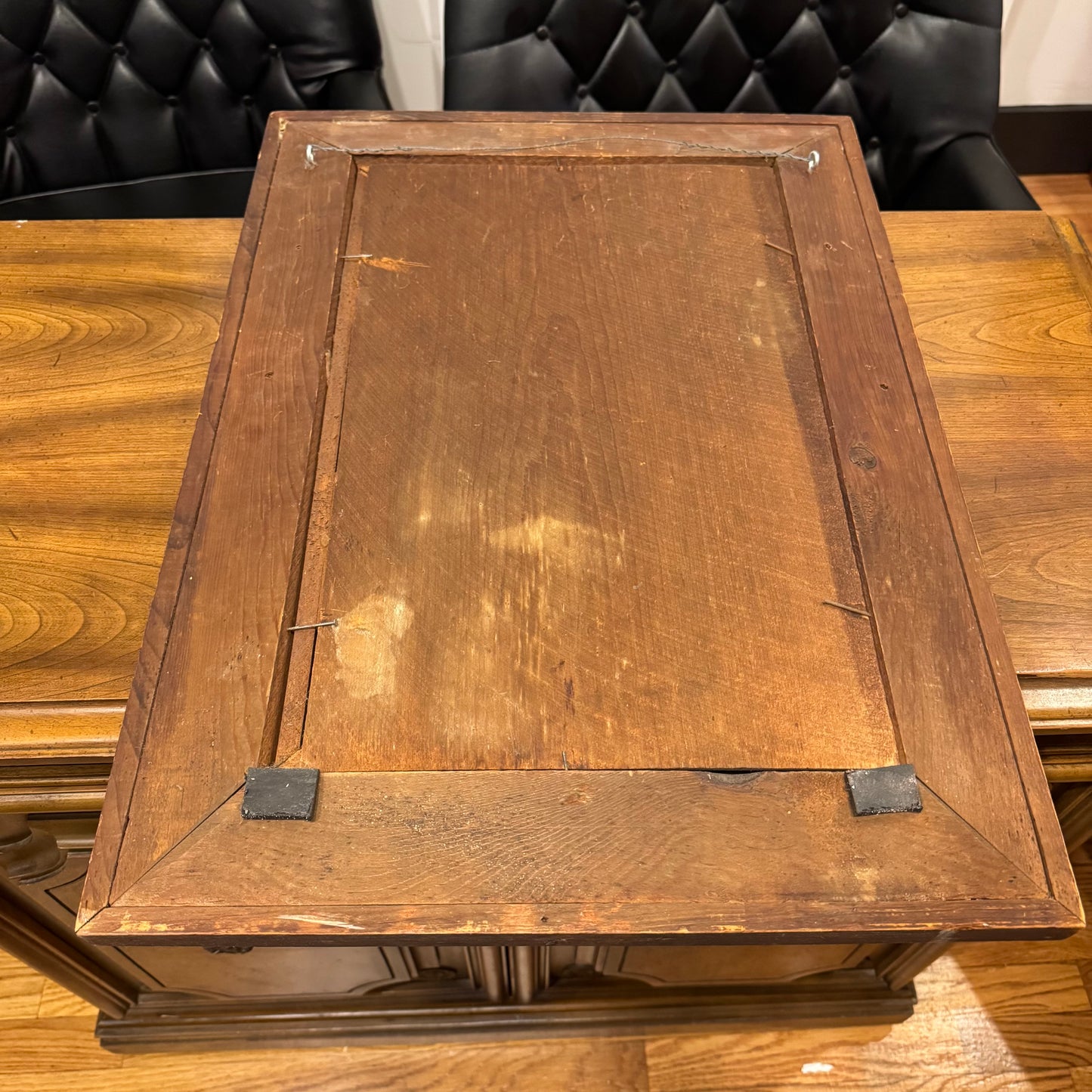 Wooden Veneered Mirror 23" x 18"