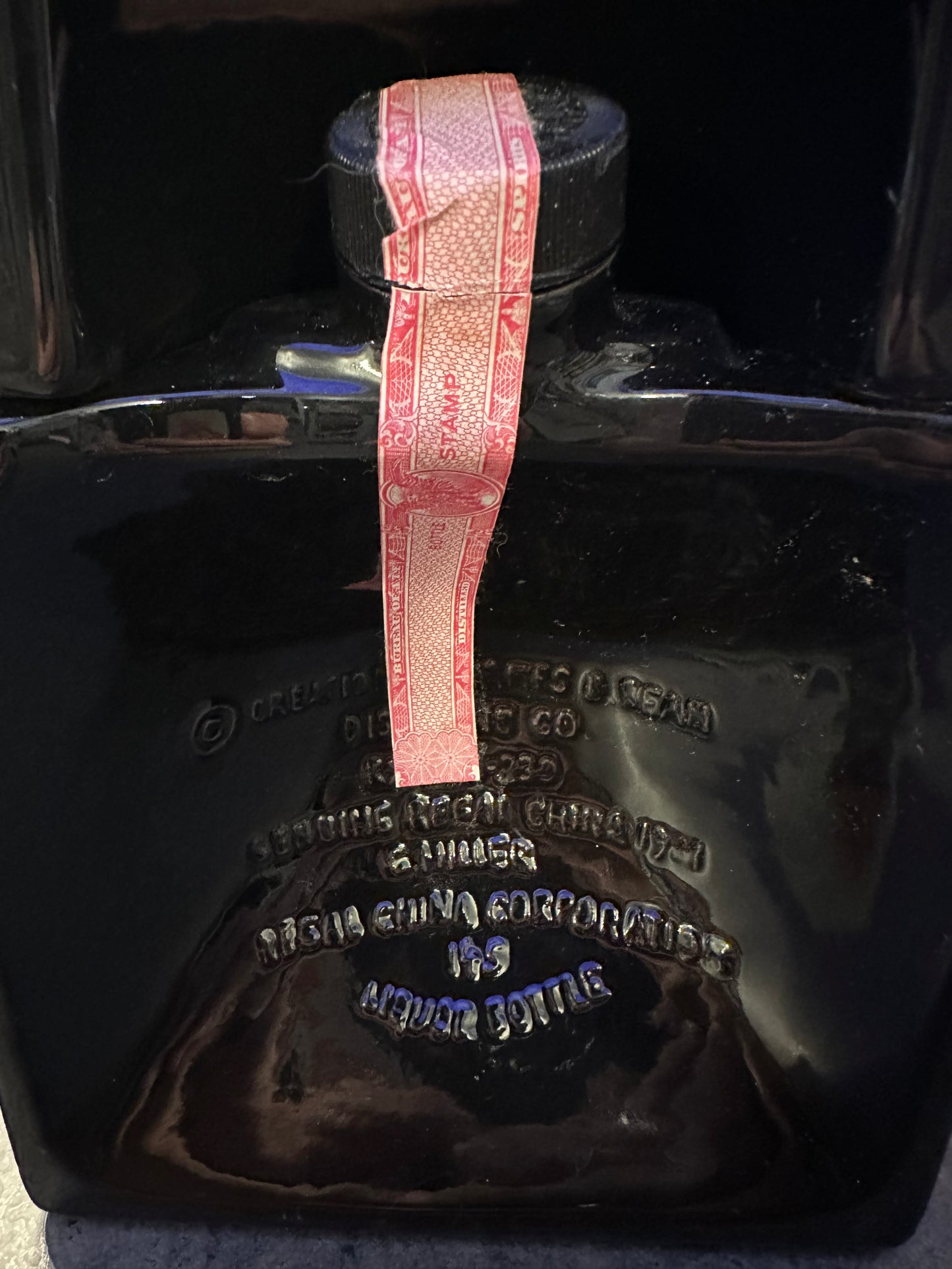Rotary Pay Phone Liquor Bottle