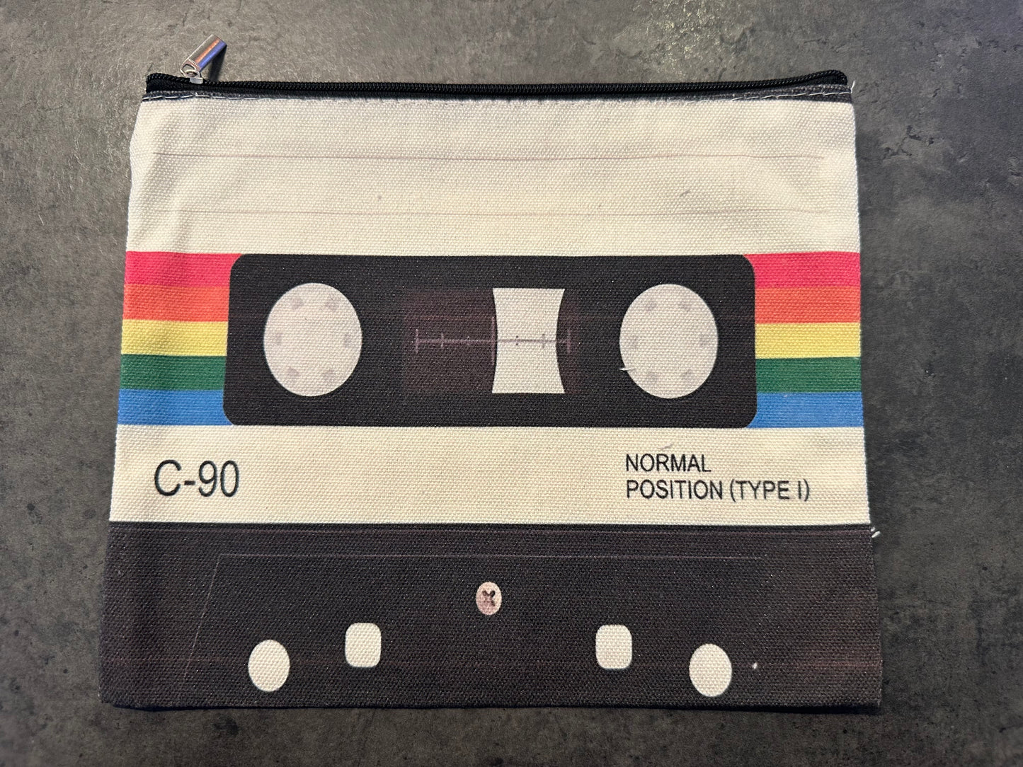Cassette Zippered Pouch