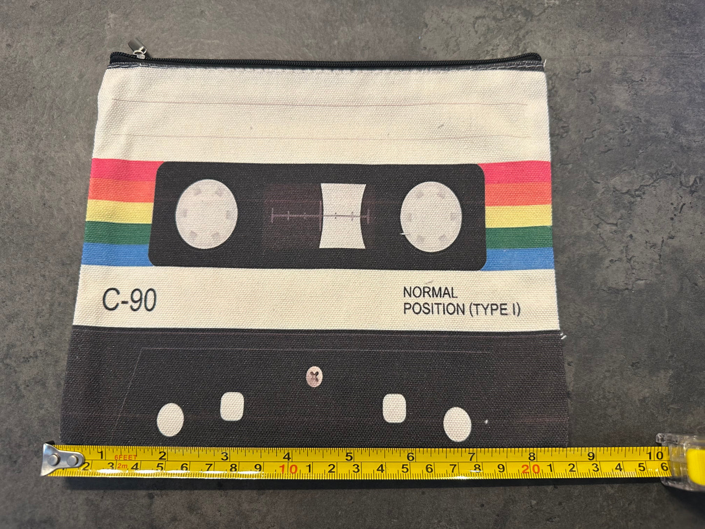 Cassette Zippered Pouch