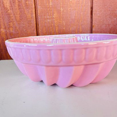 Pink Williams Sonoma Stoneware Bundt Cake