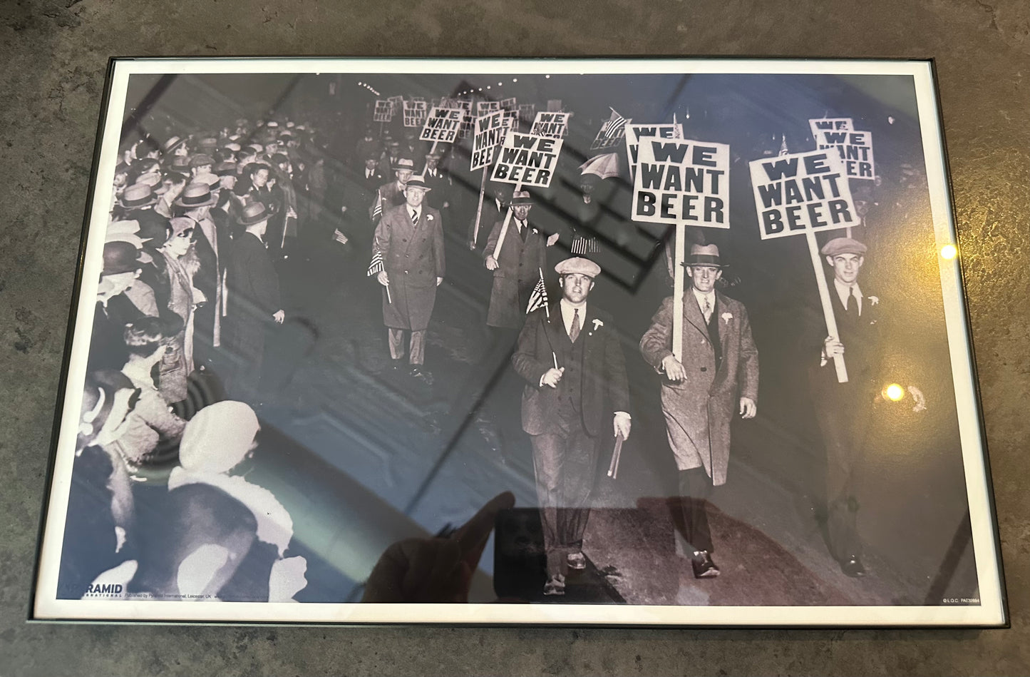 We Want Beer - Prohibition Era Poster