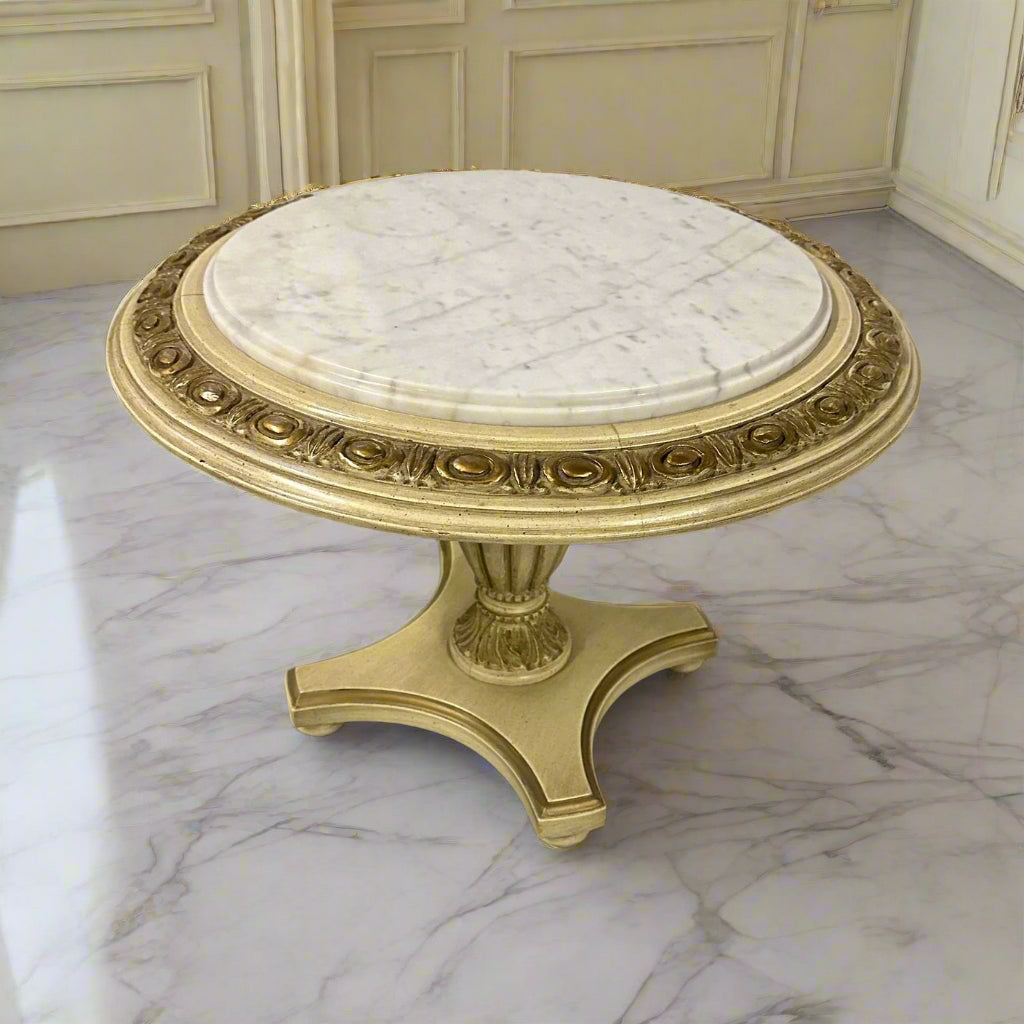 Marble Top Regency Table