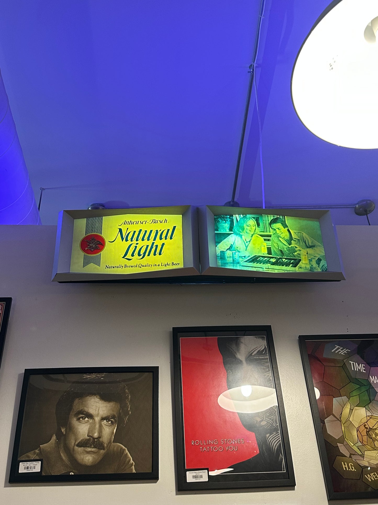 Natural Light Beer Sign