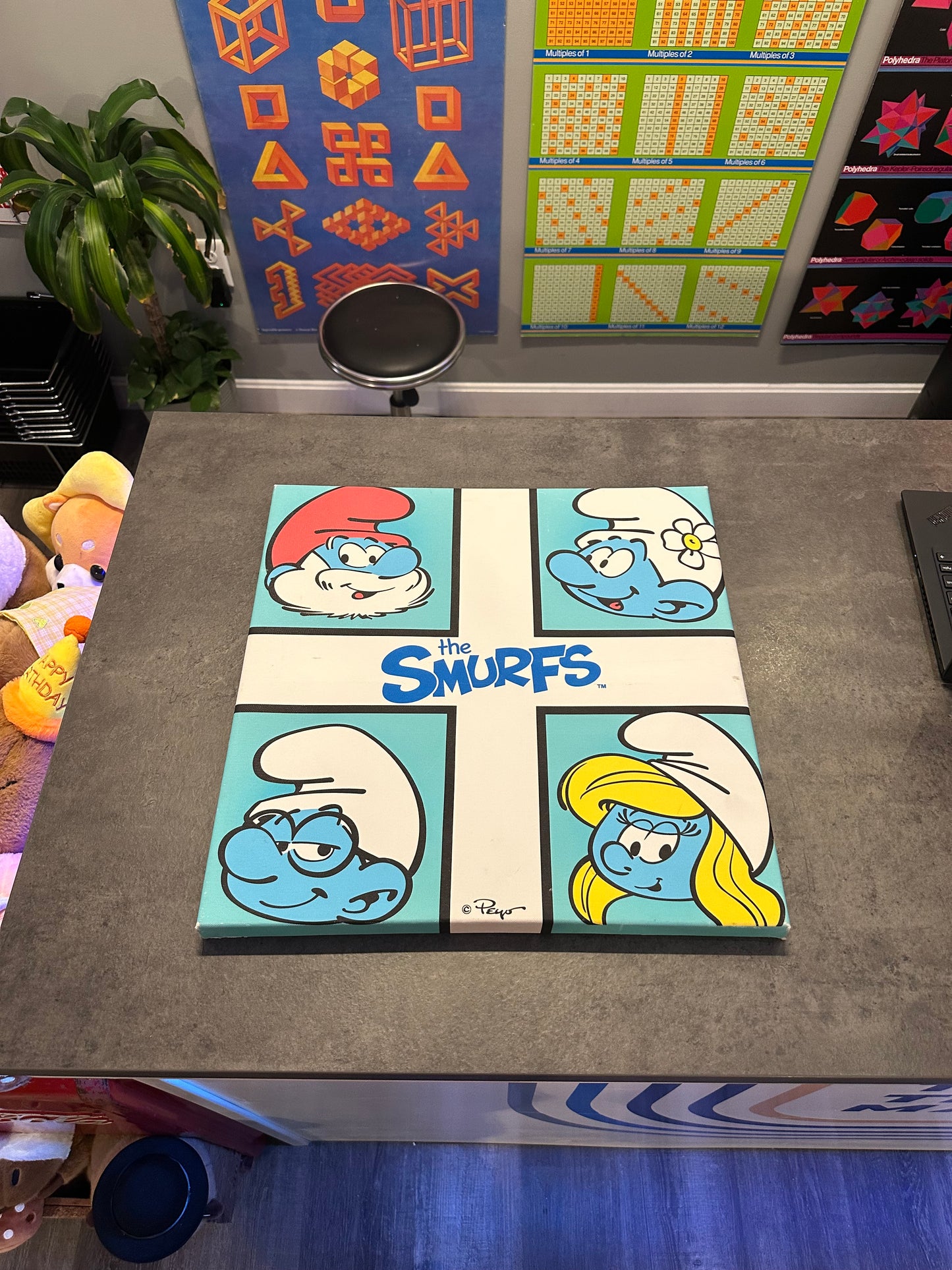 Smurfs Canvas Wall Art