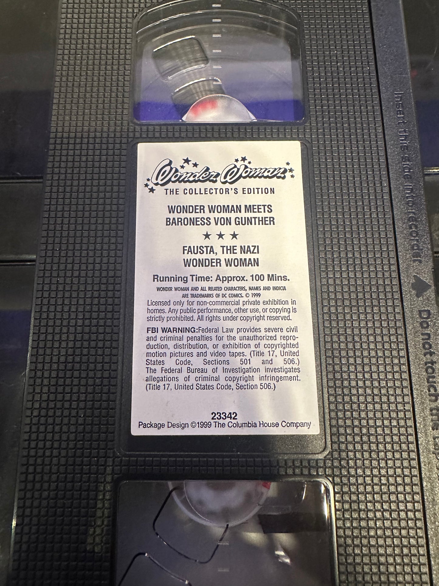 Wonder Woman VHS - Collector's Edition