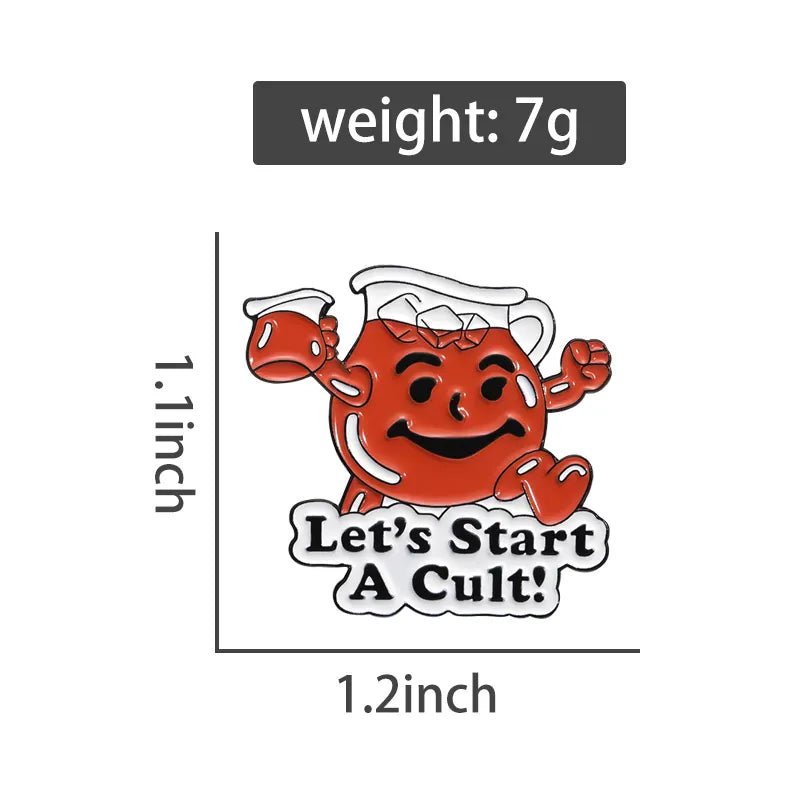Kool Aid Cult Enamel Pin