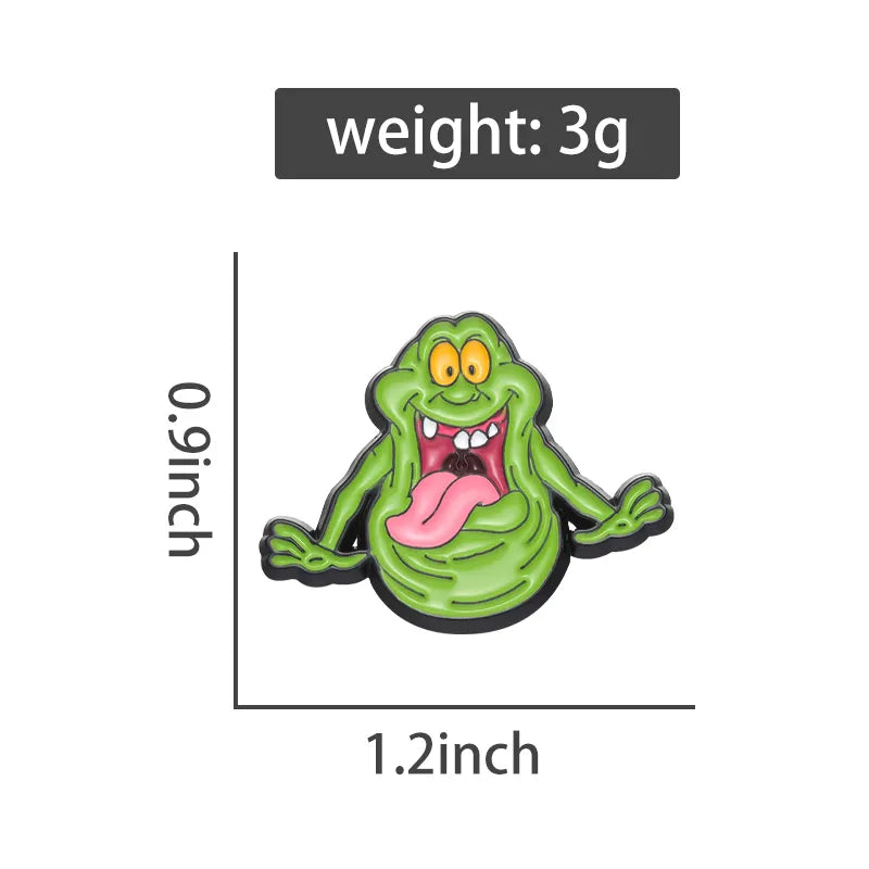 Slimer Enamel Pin