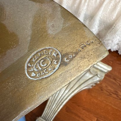 Alexander Backer Chalkware Gold Wall Shelf